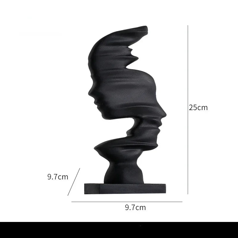 Polymer Abstract Sculptuur – Modern Mensbeeldje