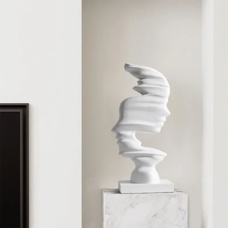 Polymer Abstract Sculptuur – Modern Mensbeeldje