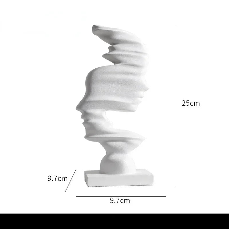 Polymer Abstract Sculptuur – Modern Mensbeeldje