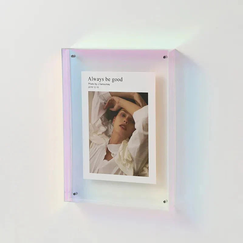 PrismFrame – Decoratief Fotolijstje in Levendige Kleuren