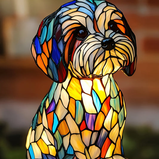 Papouille | Magische lamp voor honden in gekleurd glas