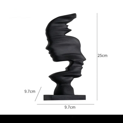 Polymer Abstract Sculptuur – Modern Mensbeeldje