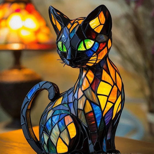 Glanzende multicolor middernachtslamp